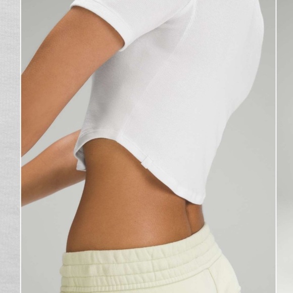 Hold Tight Cropped T-Shirt  White Cropped Women's Top - Picture 2 of 6